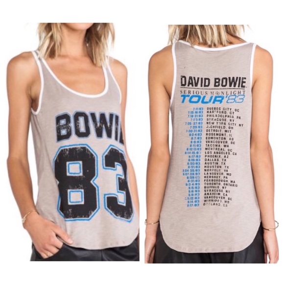 Junk Food Clothing Tops - Junk Food | David Bowie Tour Tank